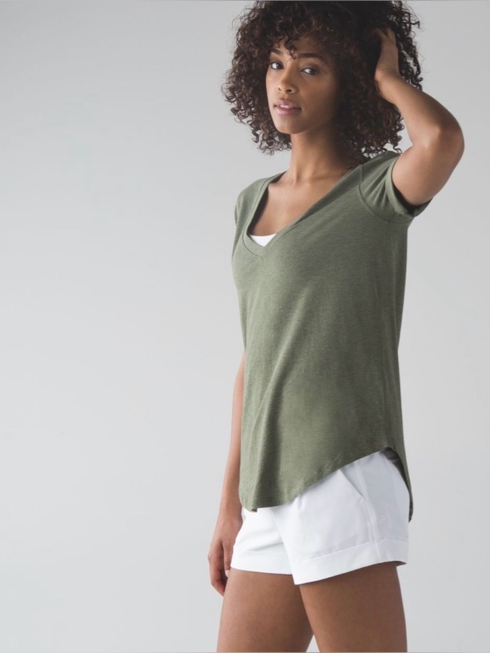 Lululemon Love Tee III
Heathered Fatigue Green